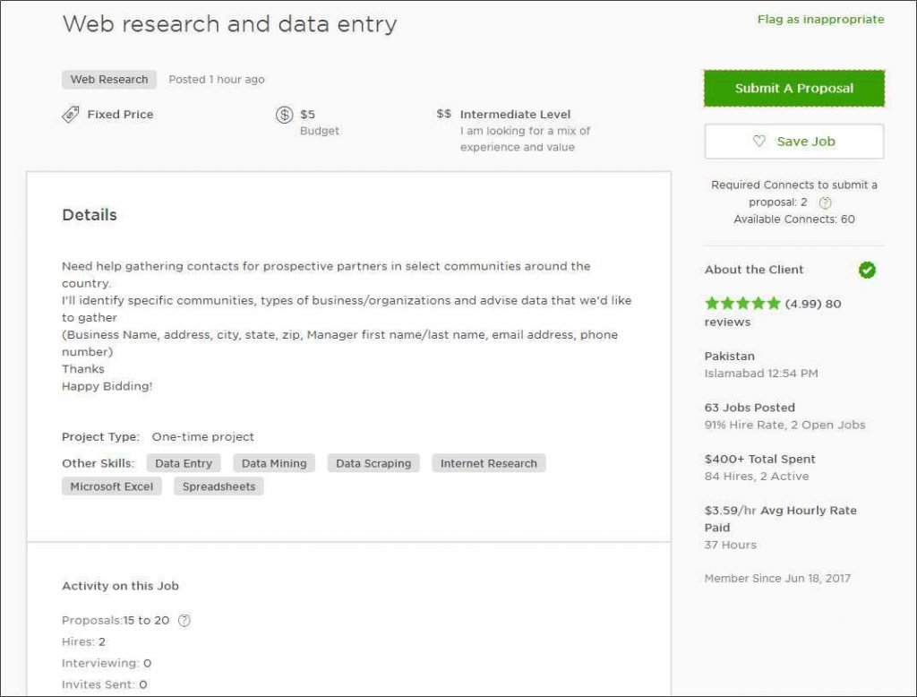 Upwork Proposal Samples And Format Jobs Son   Upwork Cover Letter For Data Entry 3 1 1024x778 