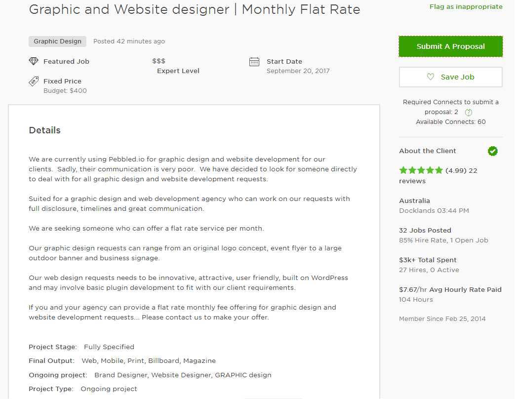 Upwork Cover Letter Sample For Web Developer